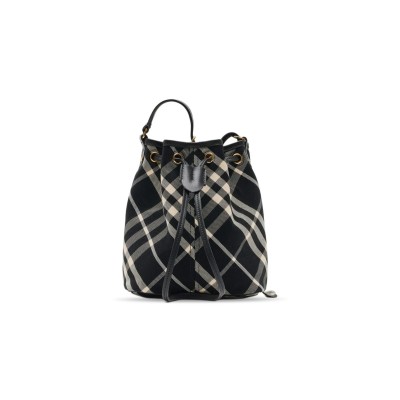 BURBERRY MEDIUM CHECK BUCKET BAG 80938711 (29*27.5*16cm)